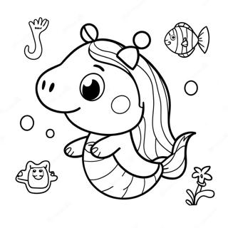 Peppa Pig Mermaid Coloring Page 59892-48206