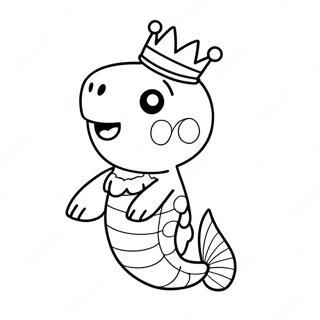 Peppa Pig Mermaid Coloring Page 59892-48207