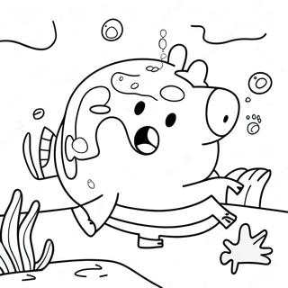 Peppa Pig Underwater Adventure Coloring Page 59893-48210