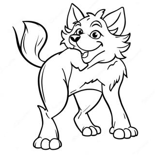 Big Bad Wolf Coloring Page 59942-48238