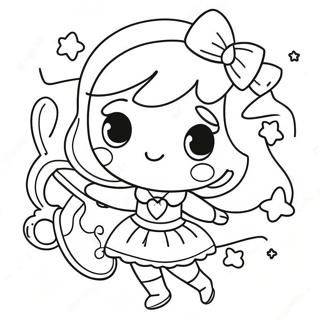 Magical Girl Coloring Page 59952-48252