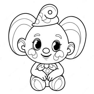 Precious Moments Clown Coloring Page 59962-48256