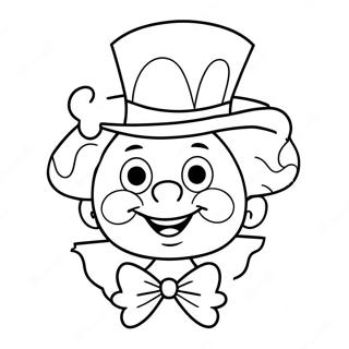 Joyful Precious Moments Clown Coloring Page 59963-48262