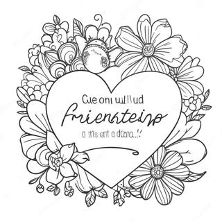 Friendship For Adults Coloring Pages