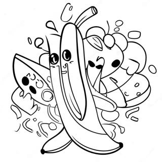 Banana Splits Coloring Page 59982-48276