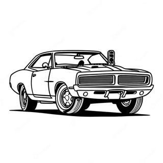 General Lee Classic Car Coloring Page 59992-48282