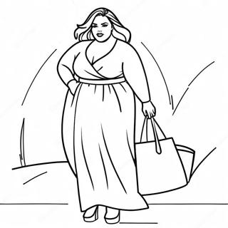 Plus Size Coloring Pages