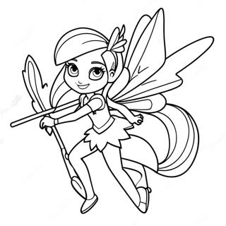 Winx Club Stella Coloring Page 60042-48323