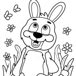 Spring Bonnie Coloring Page 6011-4963