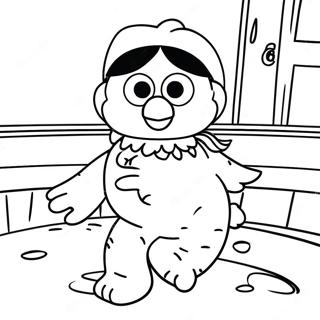 Rosita Sesame Street Coloring Pages