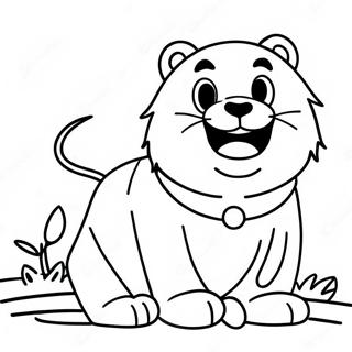 Happy Penn State Nittany Lion Coloring Page 60133-48401