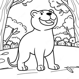 Happy Penn State Nittany Lion Coloring Page 60133-48402