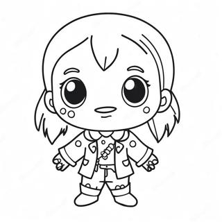 Chibi Horror Coloring Pages