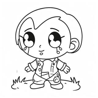 Chibi Horror Character Coloring Page 60142-48399