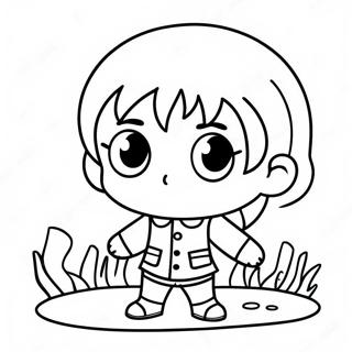 Chibi Horror Character Coloring Page 60142-48400