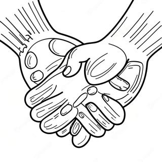 Wash Your Hands Coloring Pages