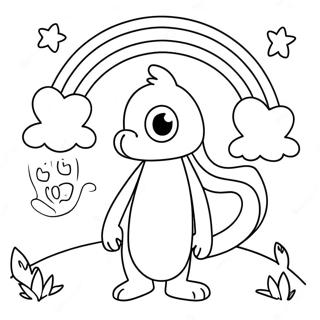 Rainbow Friends Orange Coloring Pages