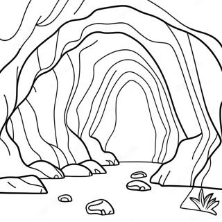 Cave Entrance Coloring Page 60172-48427