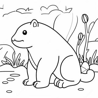 Burgess Animal Coloring Pages