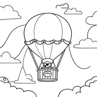 Up Balloon Adventure Coloring Page 601-479