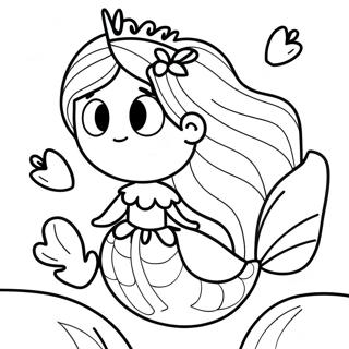 Mermaid Queen Coloring Page 60232-48475