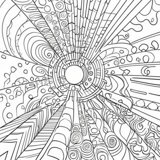 Trippy Optical Illusion Coloring Page 60242-48478