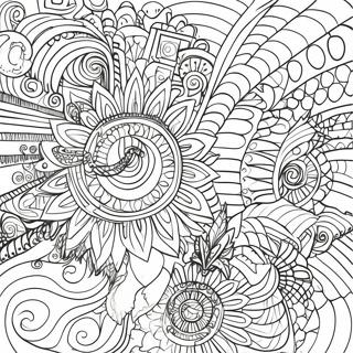 Trippy Optical Illusion Coloring Page 60242-48480