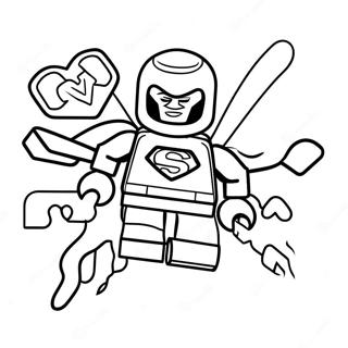 Lego Justice League Logo Coloring Page 60252-48490