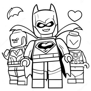 Lego Justice League Logo Coloring Page 60252-48491