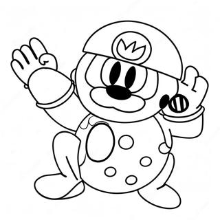 Mario Bomb Character Coloring Page 60272-48504