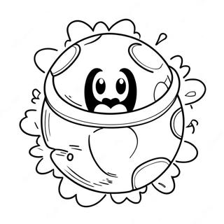 Explosive Mario Bomb Coloring Page 60273-48518