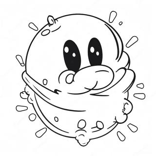 Explosive Mario Bomb Coloring Page 60273-48519