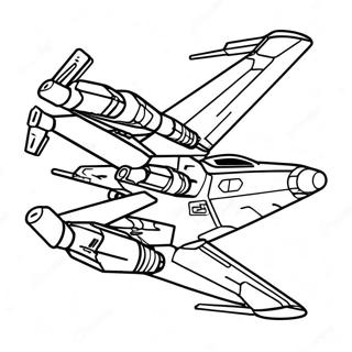 X-Wing Coloring Pages