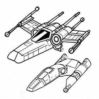 X Wing Starfighter Coloring Page 60302-48530