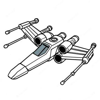 X-Wing Coloring Pages