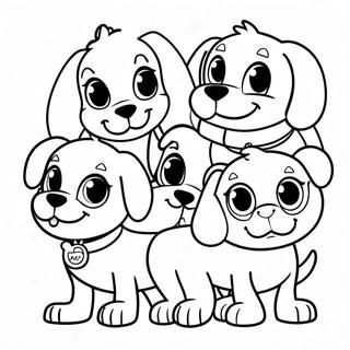 Adventurous Pound Puppies Coloring Page 60323-48545