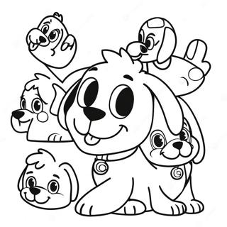 Adventurous Pound Puppies Coloring Page 60323-48548