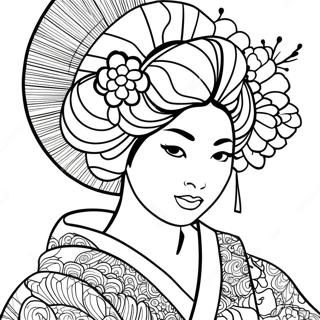 Geisha Coloring Page 60382-48591