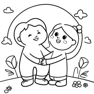 Love Your Neighbor Coloring Page 60402-48606