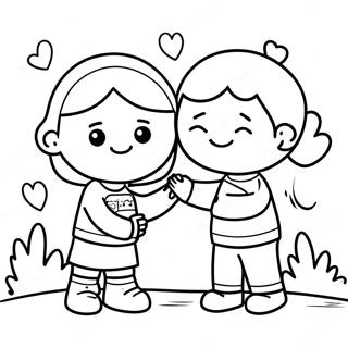 Love Your Neighbor Coloring Page 60402-48607