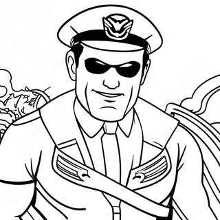 Action Packed Captain Man Coloring Page 60413-48613