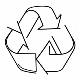 Recycling Symbol Coloring Page 6041-4982