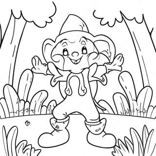 Jester Garten Of Banban Coloring Pages