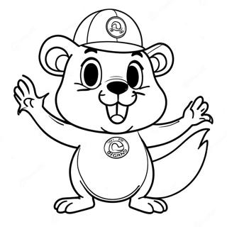 Buc Ee S Beaver Coloring Page 60452-48646