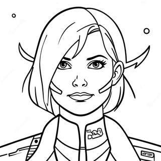 Scarlet Overkill Coloring Pages