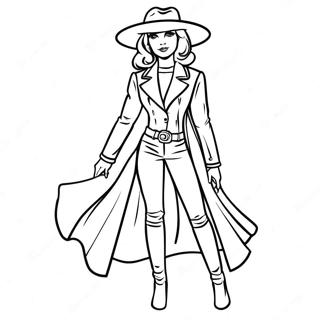 Scarlet Overkill In A Stylish Outfit Coloring Page 60463-48657