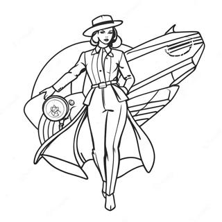 Scarlet Overkill In A Stylish Outfit Coloring Page 60463-48658