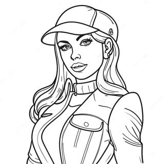 Scarlet Overkill In A Stylish Outfit Coloring Page 60463-48659