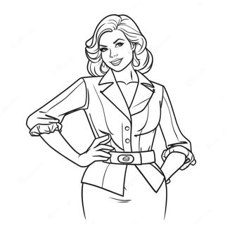 Scarlet Overkill In A Stylish Outfit Coloring Page 60463-48660