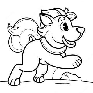 Brave Underdog In Action Coloring Page 60473-48666